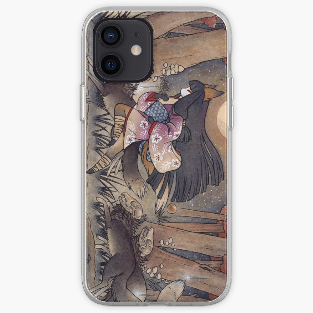Running With Monsters - Kitsune Fox Yokai iPhone Case & Cover