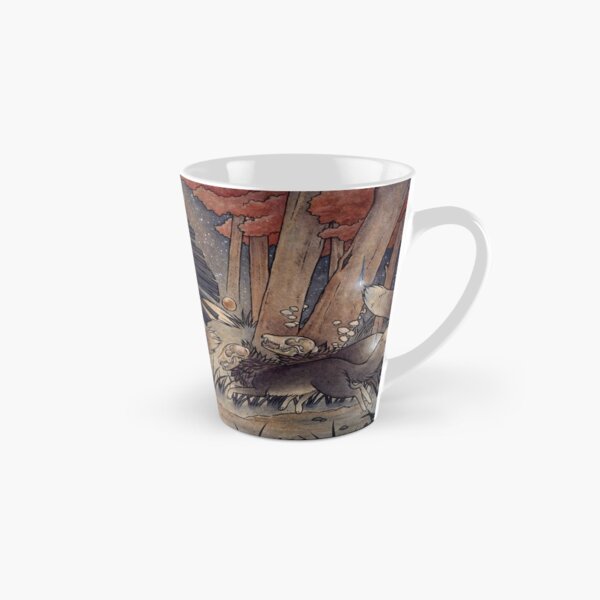 Running With Monsters - TeaKitsune Fox Yokai Tall Mug
