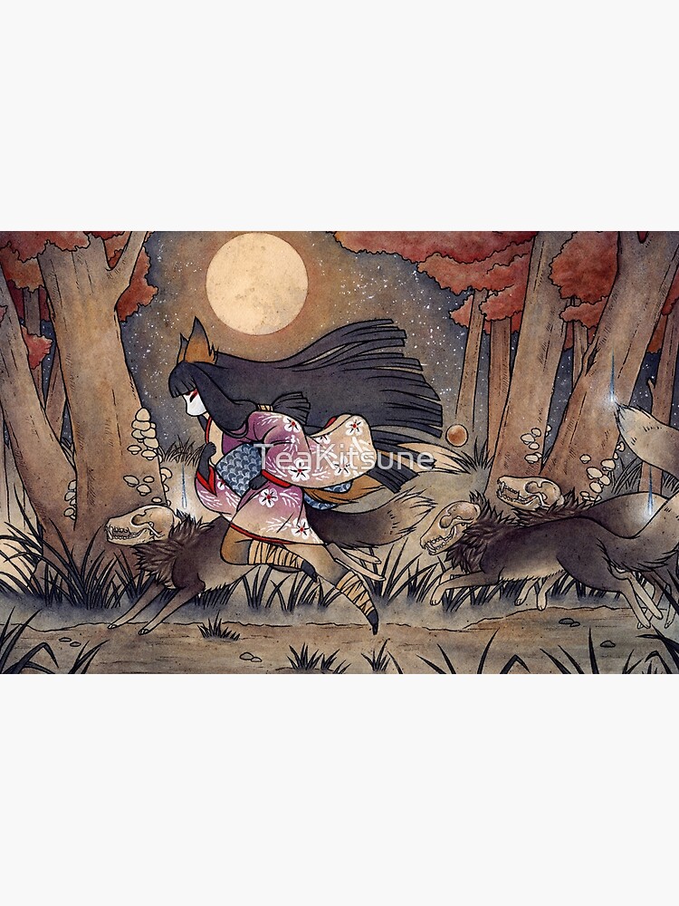 Running With Monsters - TeaKitsune Fox Yokai by TeaKitsune