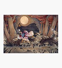 Running With Monsters - Kitsune Fox Yokai Photographic Print