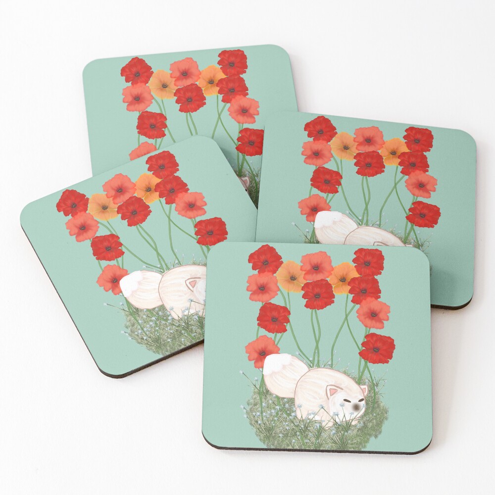 Item preview, Coasters (Set of 4) designed and sold by Rizu-Art.