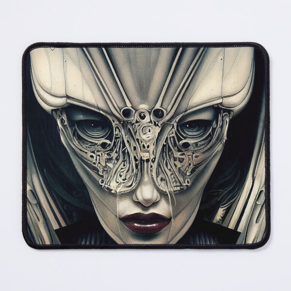 Item preview, Beautiful woman fantasy robot in painting style designed and sold by mrlongfield.