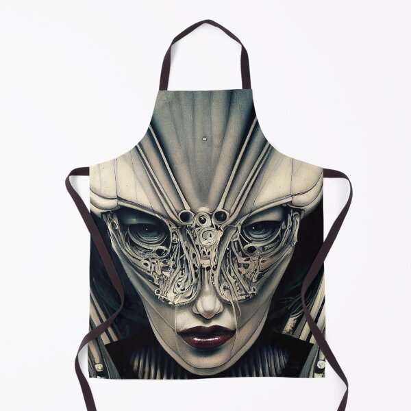 Item preview, Beautiful woman fantasy robot in painting style designed and sold by mrlongfield.