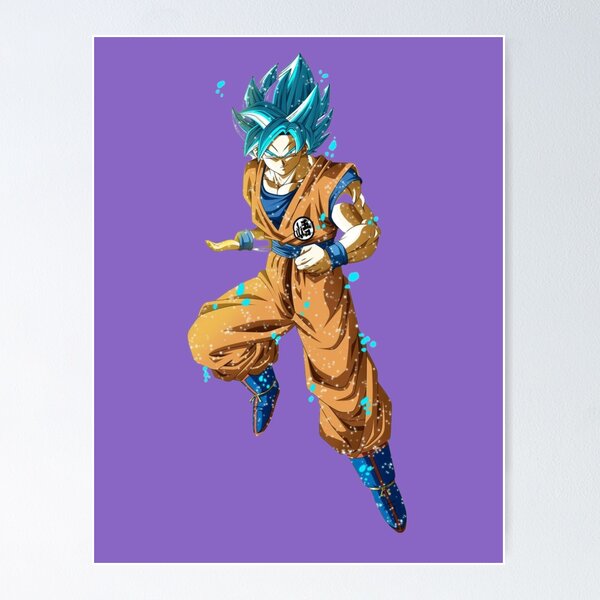 Goku Super Saiyan 3 Poster by mikelaurydraw