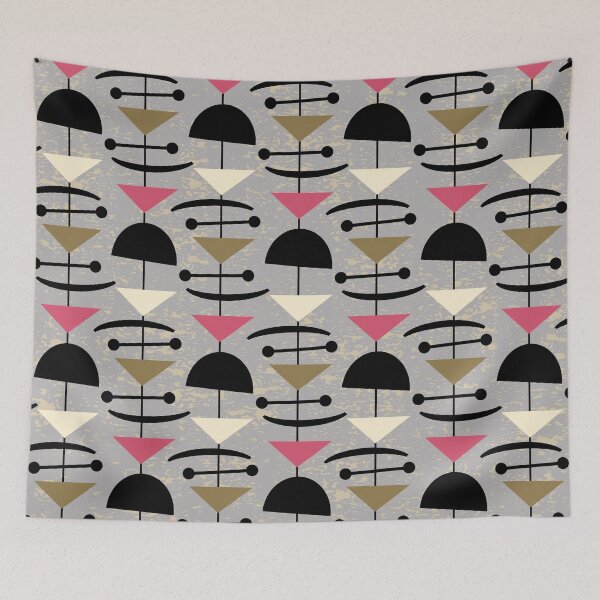 Item preview, Retro Mid Century Modern Abstract Mobile Pattern 831 designed and sold by tonymagnerart.