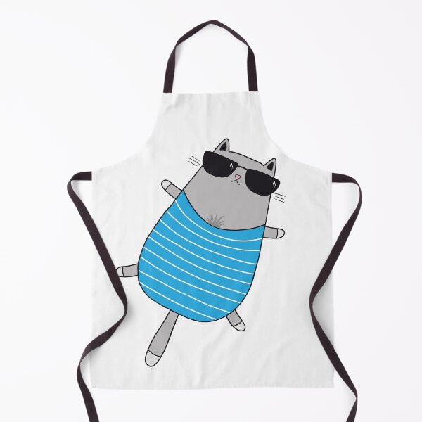 Item preview, Beach Swimsuit Cat designed and sold by blackdogshop.