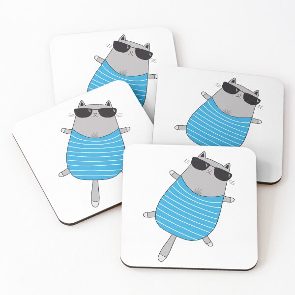 Item preview, Beach Swimsuit Cat designed and sold by blackdogshop.