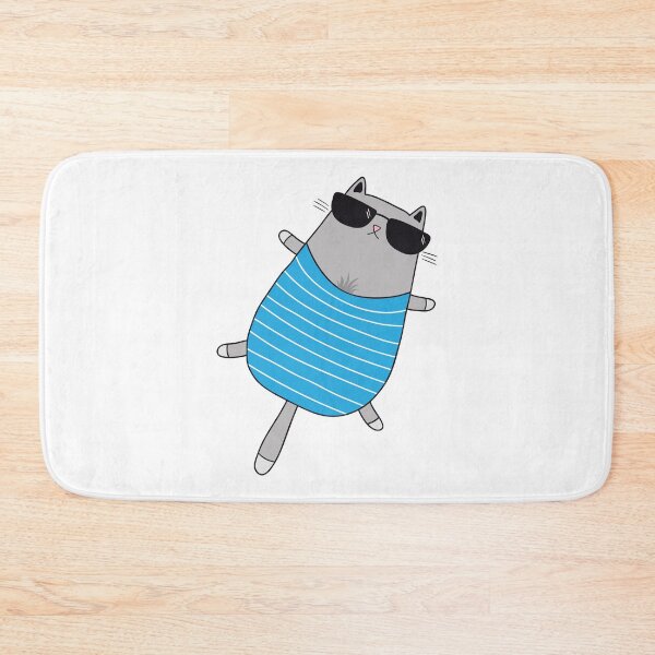Item preview, Beach Swimsuit Cat designed and sold by blackdogshop.