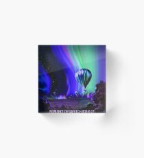 NASA/JPL Visions of the Future- Jupiter (Mighty Auroras) Acrylic Block