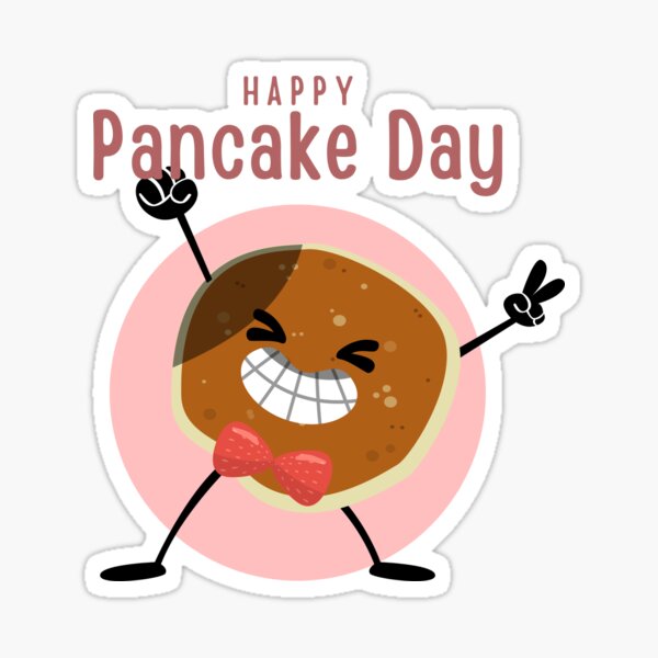 Item preview, Happy pancakes day designed and sold by Enweary Brand.