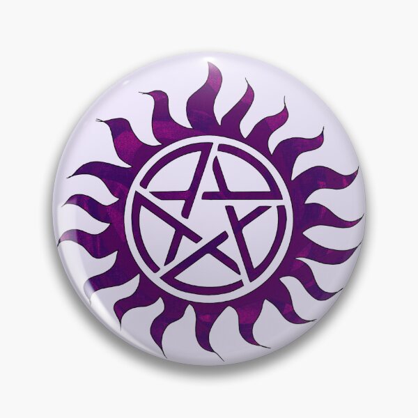 Item preview, Supernatural  Anti Possession Symbol (purple) designed and sold by Flamewillow.