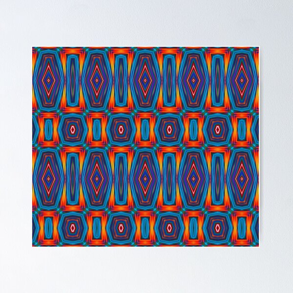 Item preview, Colorful Geometric Bead Pattern designed and sold by BreezyBalloon.