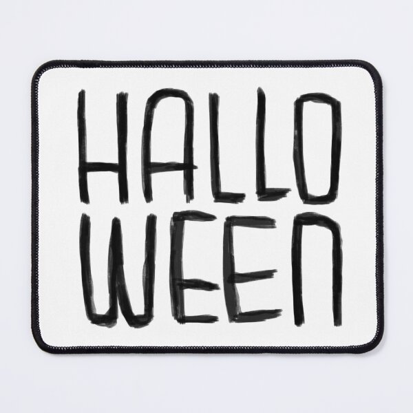Item preview, Simple Hallo Ween Typography, Halloween  designed and sold by badlydrawnbabe.