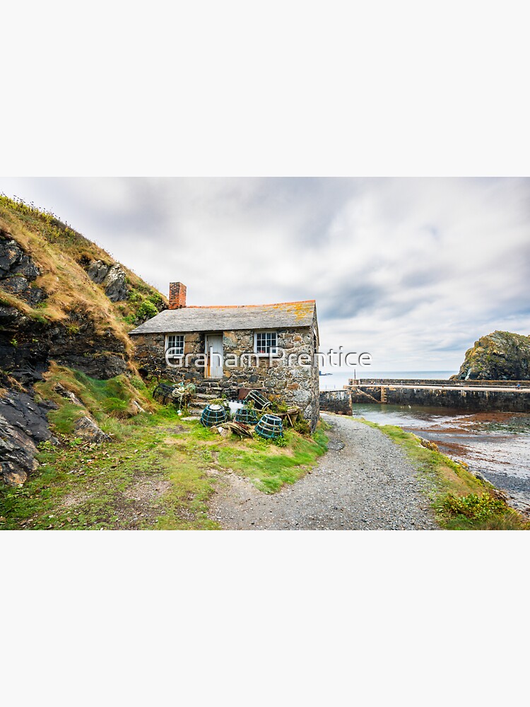 "Harbour Cottage, Mullion Cove, Cornwall" Sticker for Sale by