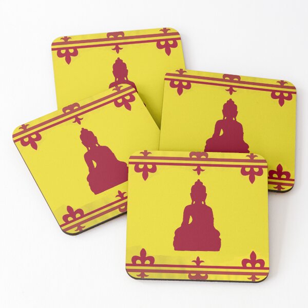 Item preview, Buddha Scottish Royal Banner (bratach rìoghail na h-Alba Bùdachais) designed and sold by JonathanR1994.