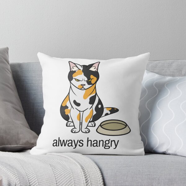 Item preview, Always Hangry Calico Cat Angry Simple Minimalist designed and sold by TaterTittles.