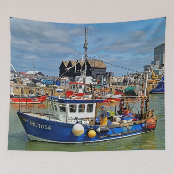 Item preview, Catch of the Day at Whitstable Harbour designed and sold by galpinimages.