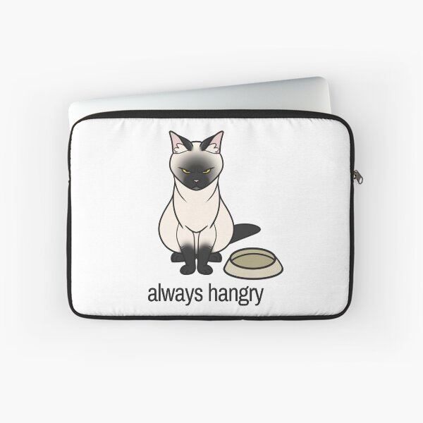 Item preview, Always Hangry Siamese Cat Angry Simple Minimalist designed and sold by TaterTittles.
