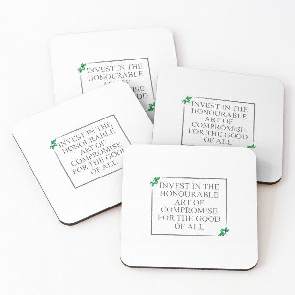 Item preview, Invest in the honorable art of compromise - with frame designed and sold by Politics-Corner.