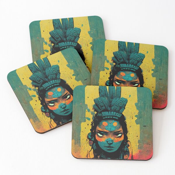 Item preview, Chicomecoatl, goddess of agriculture. designed and sold by MexicaVision.