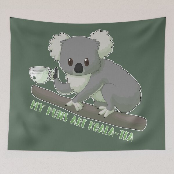 Item preview, Koala-Tea Puns designed and sold by simsav.