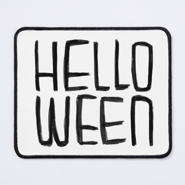 Item preview, Funny Hello Ween Typography, Helloween for Halloween designed and sold by badlydrawnbabe.