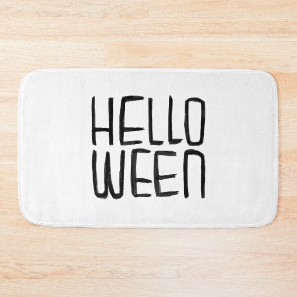 Item preview, Funny Hello Ween Typography, Helloween for Halloween designed and sold by badlydrawnbabe.