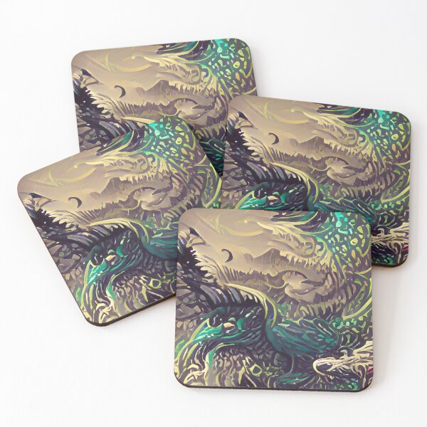 Item preview, Earth dragon original design illustration designed and sold by mjacobsfc201.