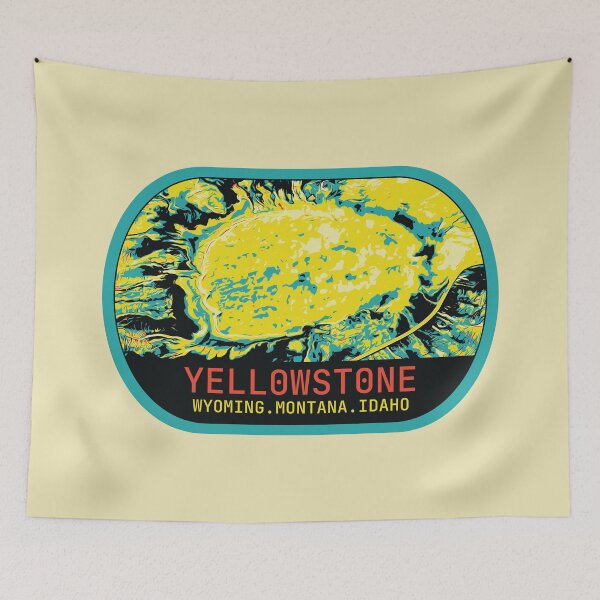 Item preview, Yellowstone National Park, Wyoming, Montana, Idaho, USA, nature park designed and sold by Lemomo-zoo.