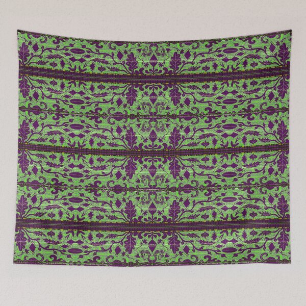 Item preview, Unicorn Brocade: Green designed and sold by AmberAzbell.