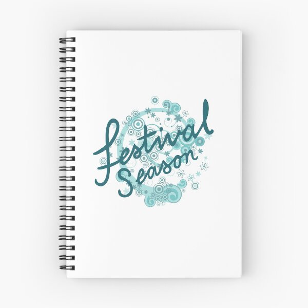 Item preview, Festival Season Type Design Teals designed and sold by NataliePaskell.