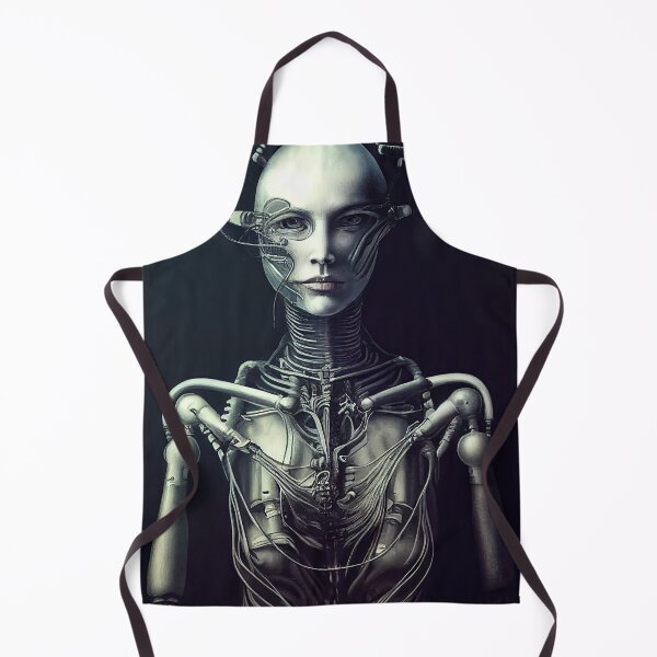 Item preview, Beautiful female fantasy robot in painting style designed and sold by mrlongfield.