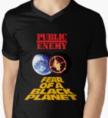 p.e. fear of a black planet Men's V-Neck T-Shirt