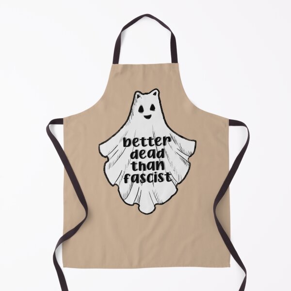 Item preview, antifascist ghost designed and sold by atlasbackache.