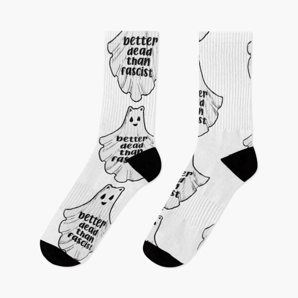 Item preview, antifascist ghost designed and sold by atlasbackache.