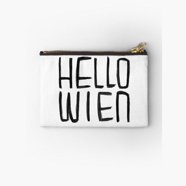 Item preview, Funny Pun, Hello Wien Typography, Hell-o Wien, Vienna for Halloween designed and sold by badlydrawnbabe.