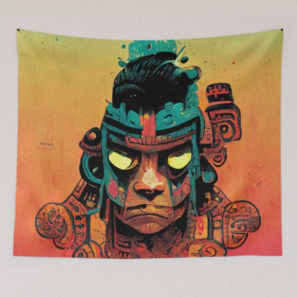 Item preview, Chicomexochtli, god of painters_ designed and sold by MexicaVision.