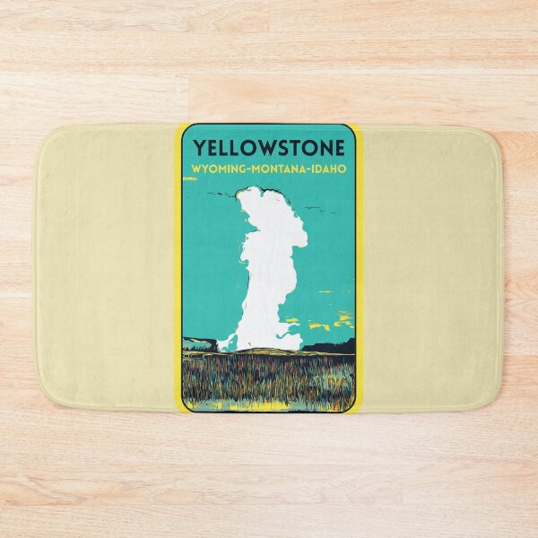 Item preview, Geyser of Yellowstone National Park, Wyoming, Montana, Idaho, USA, nature park designed and sold by Lemomo-zoo.