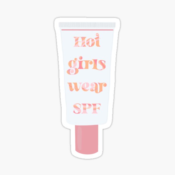 what SPF is this? Sticker for Sale by tas7