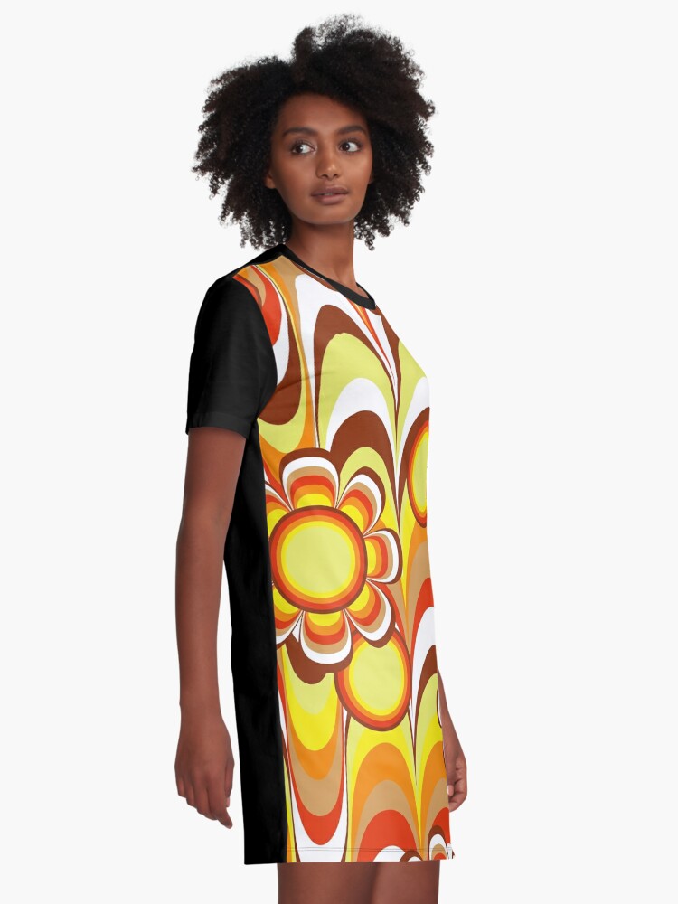 Groovy 60s Psychedelic Flower Essential T-Shirt for Sale by Makanahele