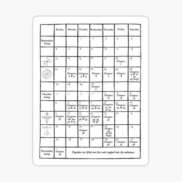 Item preview, Real time reading calendar - A Discovery of Witches  designed and sold by Redfoxart21.