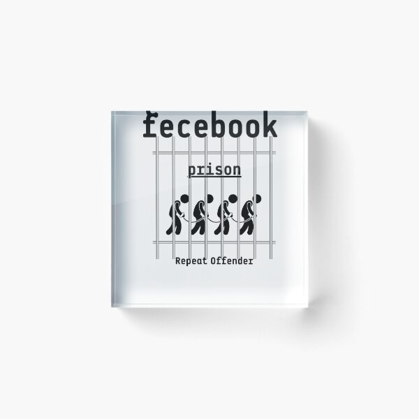 Item preview,  Facebook Jail (prison) Inmate Repeat Offender gift designed and sold by hassendz.