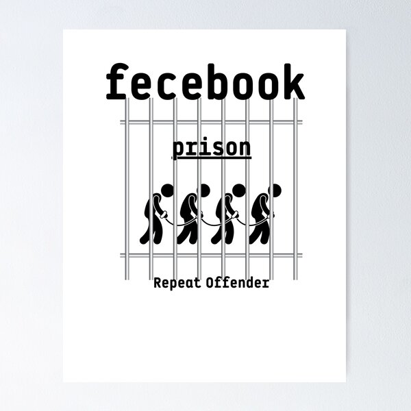 Item preview,  Facebook Jail (prison) Inmate Repeat Offender gift designed and sold by hassendz.