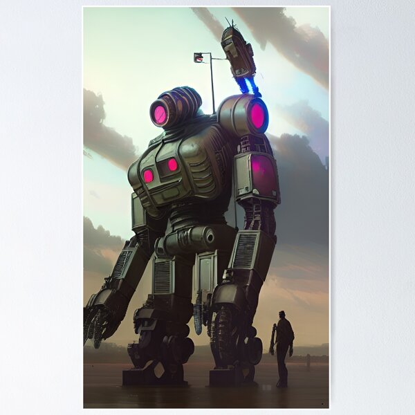 Item preview, Approaching the Giant Robot designed and sold by RockingPandS.