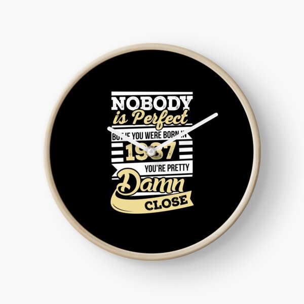 Item preview, NOBODY IS PERFECT 1987 designed and sold by flamingarts.