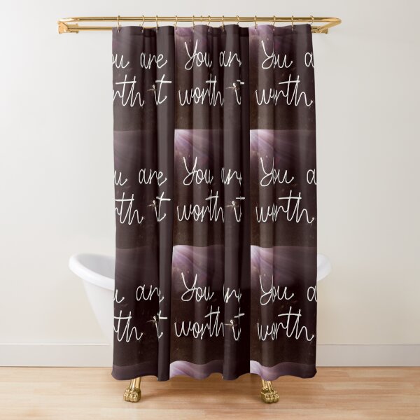 Item preview, You Are Worth It designed and sold by BlackSwanIOM.