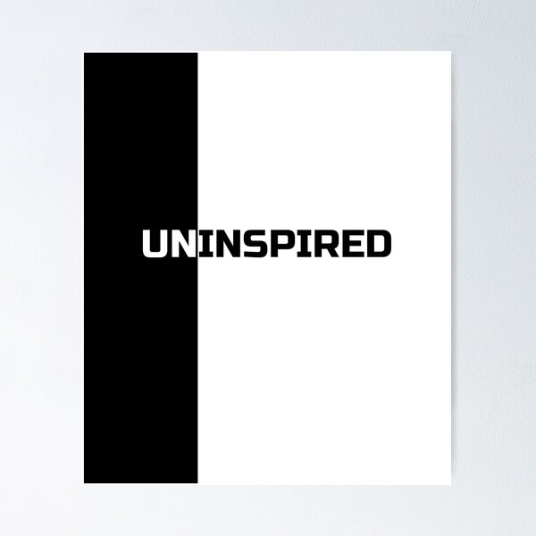 Item preview, Uninspired designed and sold by IKDG.