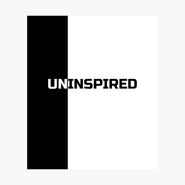 Item preview, Uninspired designed and sold by IKDG.