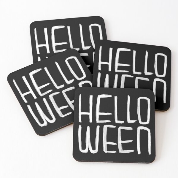 Item preview, Funny Hello Ween Typography, Pun, Helloween for Halloween designed and sold by badlydrawnbabe.
