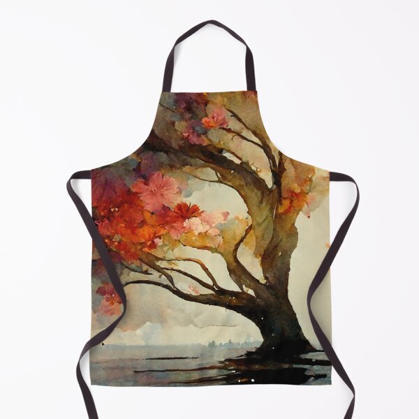 Item preview, Autumn Tree Water painting designed and sold by ThePurpleMelon.